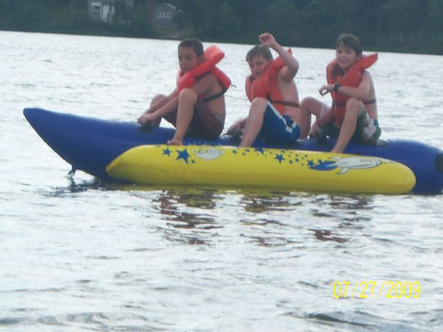 tubing a summer camp
