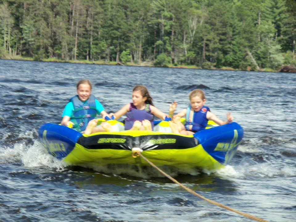 Tubing at Camp