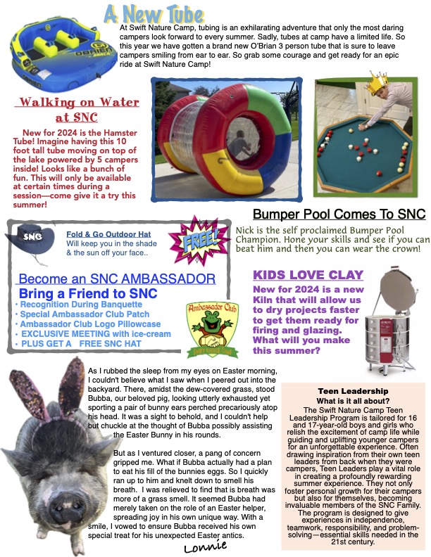 Camp Newsletter