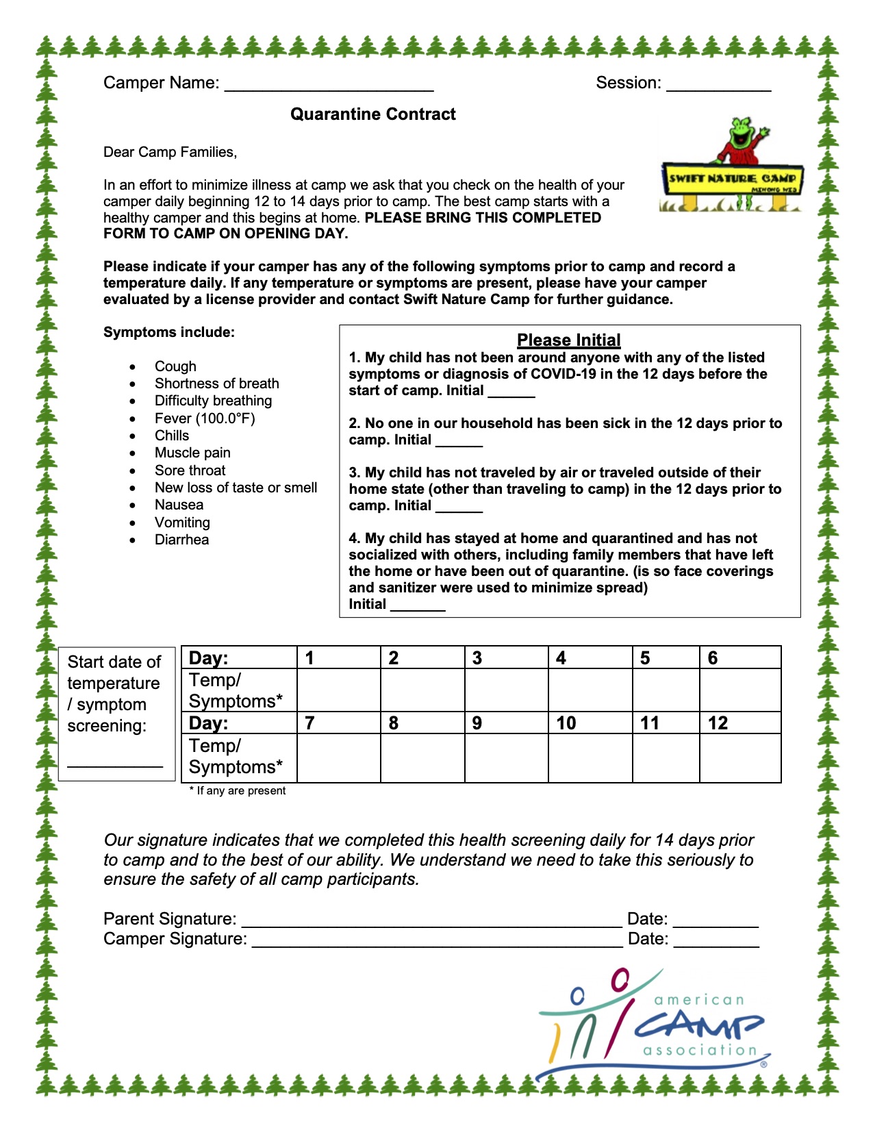 Quarantine Contract